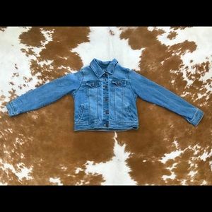 Cat & Jack Girls Light Wash Jean Jacket
